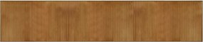 vidaXL Covor dreptunghiular, maro, 60x300 cm, bambus
