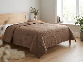 Cuvertura de pat CALDERA, bej inchis Dimensiune: 200 x 220 cm