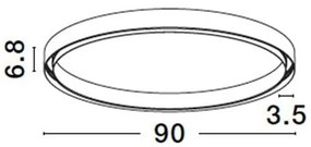 Sistem circular sina magnetica aplicata Breda, React 90cm