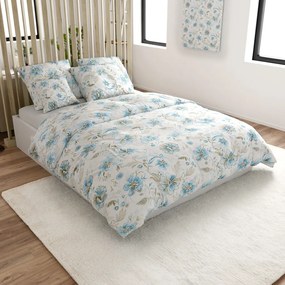 Lenjerie de pat din microfibra BLOSSORIA albă Dimensiune lenjerie de pat: 70 x 80 cm | 140 x 200 cm