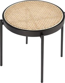 Masuta auxiliara rotunda design modern Rattan