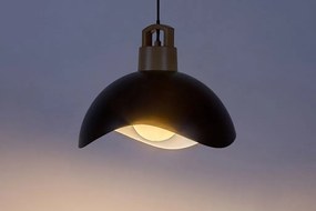 Pendul stil nordic metal negru Filina