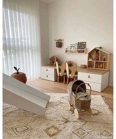 Covor bej lavabil/țesut manual din bumbac 170x240 cm Kaarol Earth – Lorena Canals