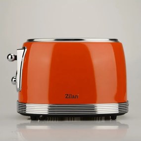 Prajitor RETRO Zilan ZLN7040 Rosu, 6 trepte de prajire, indicator luminos pentru semnalizare