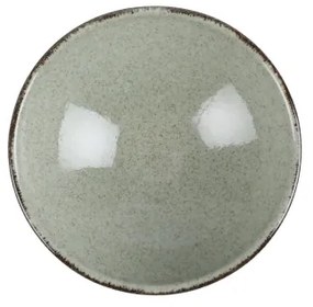 Set de masă, 24 piese, verde, din porțelan