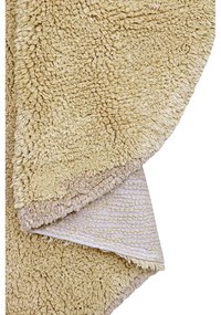 Covor pentru copii bej lavabil/țesut manual din bumbac 120x122 cm Bear – Lorena Canals