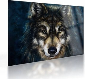 Tablou pe sticlă - Wolf (70x50 cm)