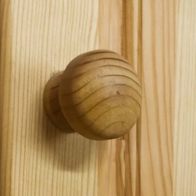Birou cu sertare, 110x50x74 cm, lemn masiv de pin Maro