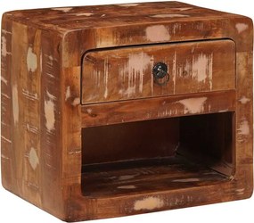 vidaXL Dulap suspendat lângă pat cu sertar Multicolour 40 x 30 x 36 cm