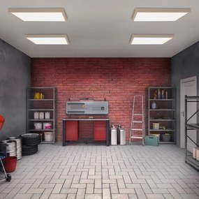 Brilagi - LED Plafonieră pentru baie FRAME LED/50W/230V 60x60 cm IP44 bej