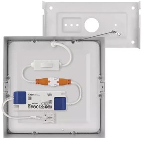 Plafonieră LED/12,5W/230V 3000/3500/4000K 17x17 cm alb