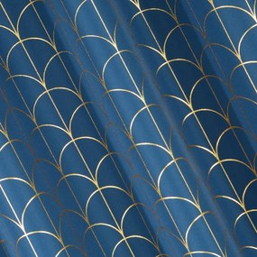Perdea scandinavă albastră 140 x 250 cm