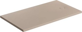 Cadita de dus compozit Omnires AquaRock M+ dreptunghiulara bej dune mat 90x140 cm
