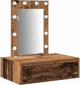 vidaXL Masă de Machiaj cu sertar Maro 60 x 40 x 70 cm Lemn compozit