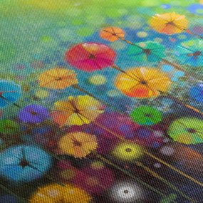 Tablou - Flori abstract (150x105 cm)