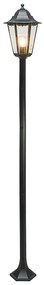 Lampă de exterior clasică în picioare neagră 170cm IP44 - New Orleans 1