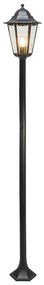 Lampă de podea clasică pentru exterior neagră 170 cm IP44 - New Orleans 1