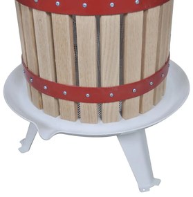 Set de presa si zdrobitor de fructe  vin, 2 piese Zdrobitor 12 L + 7 L