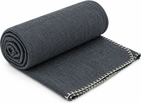 Patura fleece STRIA, gri Dimensiune: 150 x 200 cm
