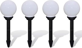 vidaXL Lămpi de exterior pentru alei LED 4 buc. 15 cm, cu țăruș de sol