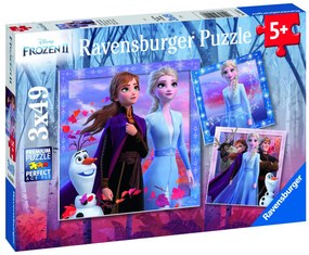 PUZZLE FROZEN 2, 3X49 PIESE - RAVENSBURGER (RVSPC05011)