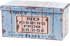Taburet Design Old Coffer, multicolor, 76.5x38x37.5 cm
