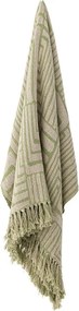 Pătură verde din amestec de bumbac 130x155 cm Velva – Bloomingville