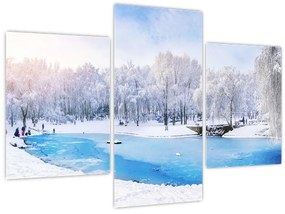 Tablou - Lac de gheață (90x60 cm)