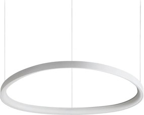 Lustra LED suspendata design circular GEMINI SP D081 ON-OFF BIANCO 4000K