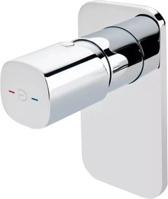 Baterie dus incastrata FDesign Meandro crom lucios cu corp ingropat