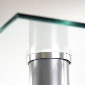 Mateo 4+1 set de sufragerie alb-gri