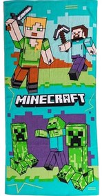 Minecraft Battle prosop de baie, prosop de plajă 70x140cm