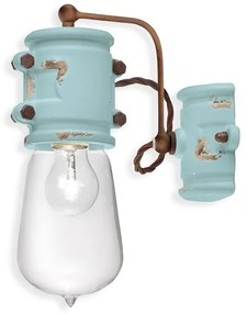 Aplica de perete design retro realizata manual din ceramica URBAN