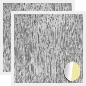 vidaXL Copertă autocolantă pentru șuruburi 2 pcs Gri Sonoma