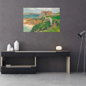Tablou - Henri Moret, The Island of Raguenez, Brittany, reproducere (90x60 cm)