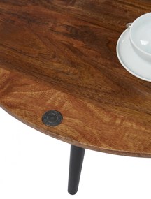Masuta de cafea rotunda din lemn de mango Tom Tailor 80 x 35 cm