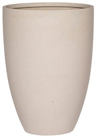 Jardiniera Ben, culoare alb natural, dimensiuni multiple - PotteryPots Mărime: L - v. 55 cm, ⌀ 40 cm
