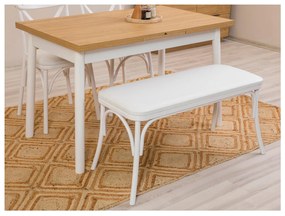 Set mobilier sufragerie Duvasa 20 (alb) (pentru 4 persoane). 1093790