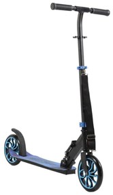 Trotineta din aluminiu NOVOKIDS™ Matrix Scooter, Maxim 100 kg, Functie Super Brake, Maner reglabil pe inaltime, Diametru roata 200 mm, Albastru