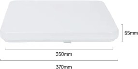 Brilagi - Plafonieră LED MILKY WAY, 24 W, 230 V, 3000 K (alb cald), 37 x 37 cm