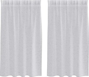 vidaXL Cortină din Voile 2 pcs Gri deschis 140 x 140 cm Poliester