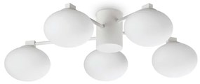 Lustra aplicata stil minimalist Hermes pl5 d60 alba