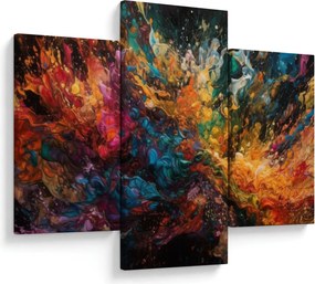 Tablou - Abstracția culorilor II. (90x60 cm)
