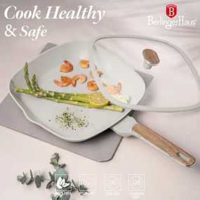 Set tigai 4 piese Sahara Nordic Berlinger Haus BH 8323, crem, cu acoperire antiaderenta titanPro