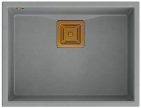 Chiuveta din granit DAVID 50 gri metalic