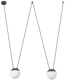 Lustra / Pendul MINE SPACE Dark grey suspension PC 2L