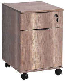Fiset dulap birou cu roti RKM - 311 Nuc deschis 41x61x45 cm