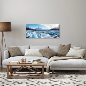 Tablou - Formațiuni glaciare (120x50 cm)