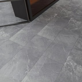 Leziter Fjord Marmură modelată gri închis Vinil SPC pardoseală