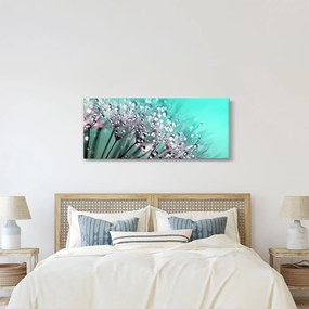 Tablou - planta cu rouă (120x50 cm)